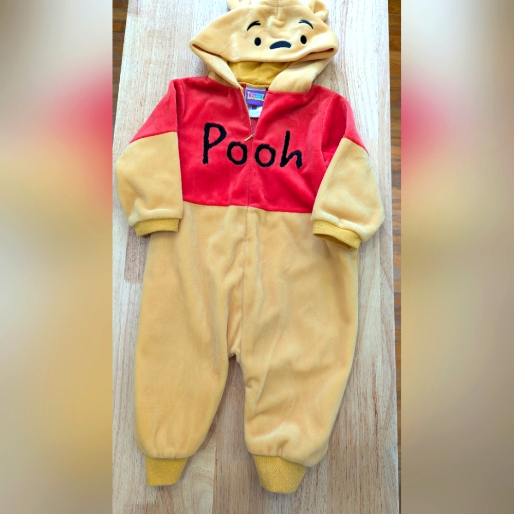 Disney Red and Yellow Pooh Onesie